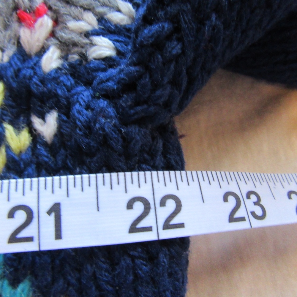Vtg Woolrich Snowman Ski Holiday Cardigan Sweater - Picture 4 of 8